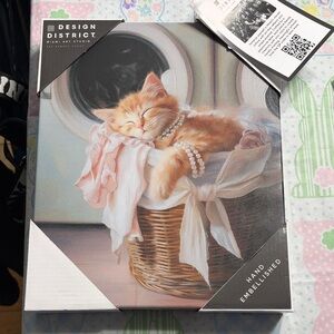 Design District Cat Canvas Art
